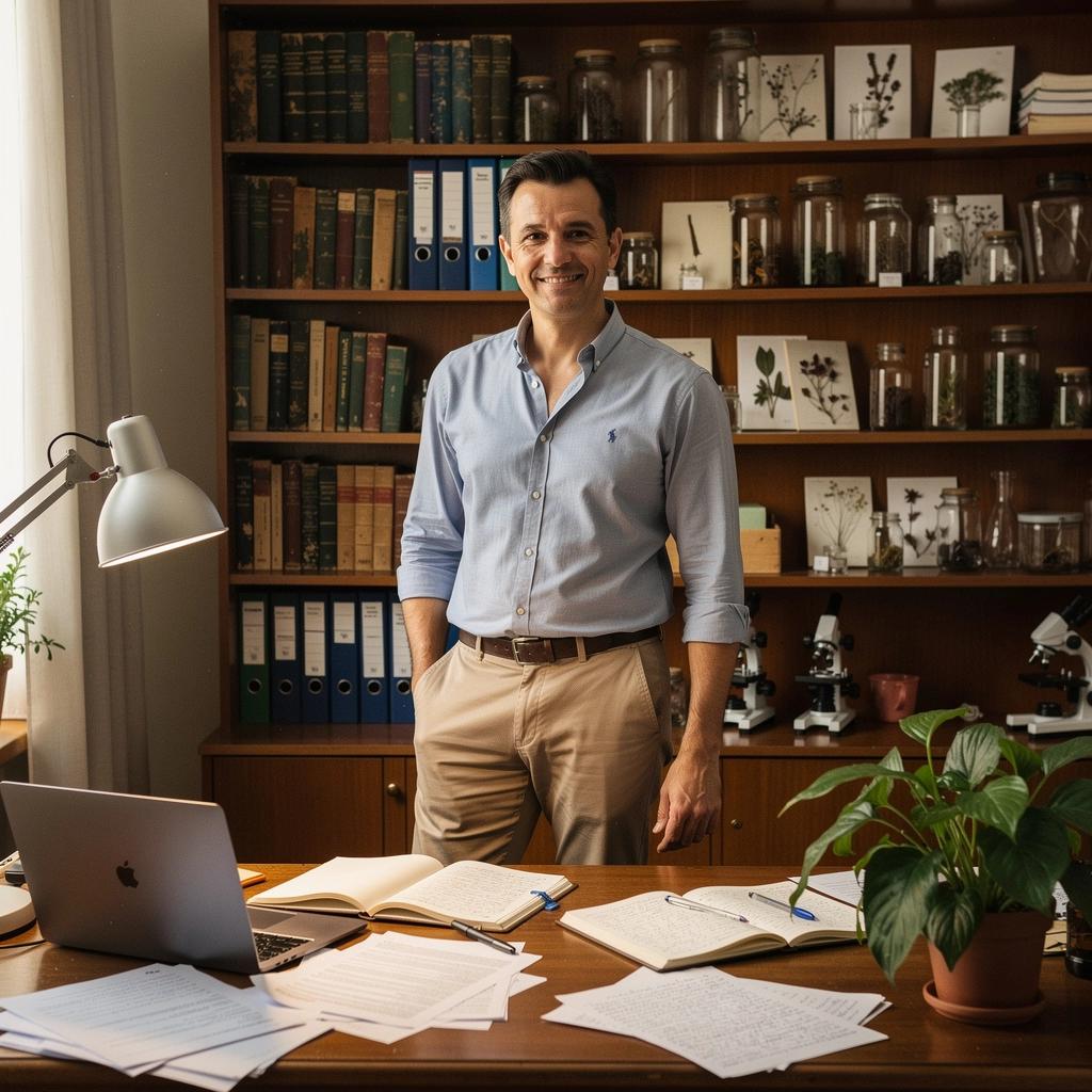 Kniha o biologii s ilustrací různých druhů rostlin a živočichů.